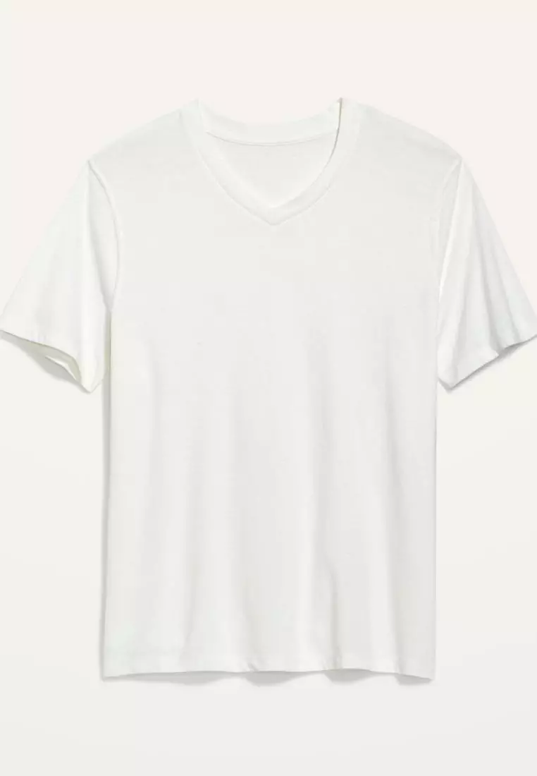 Soft-Washed V-Neck T-Shirt for Men