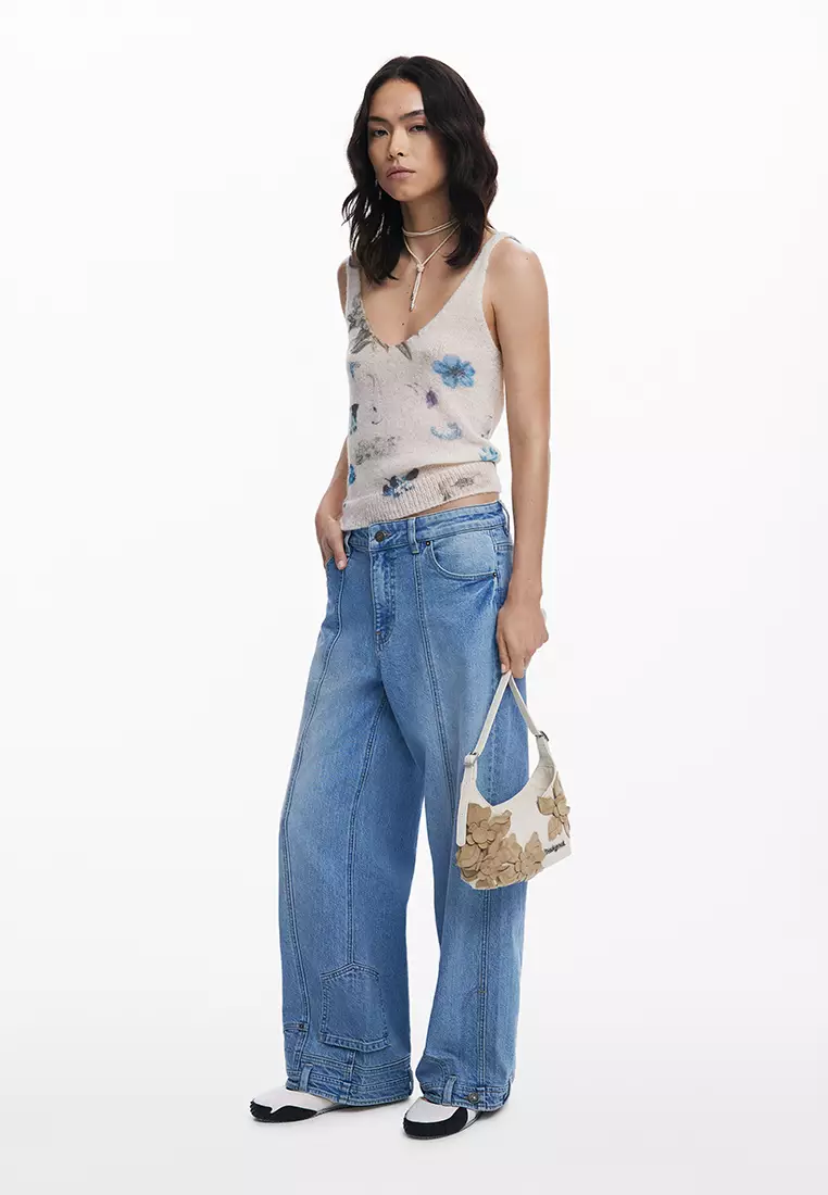 Small bag with appliqués