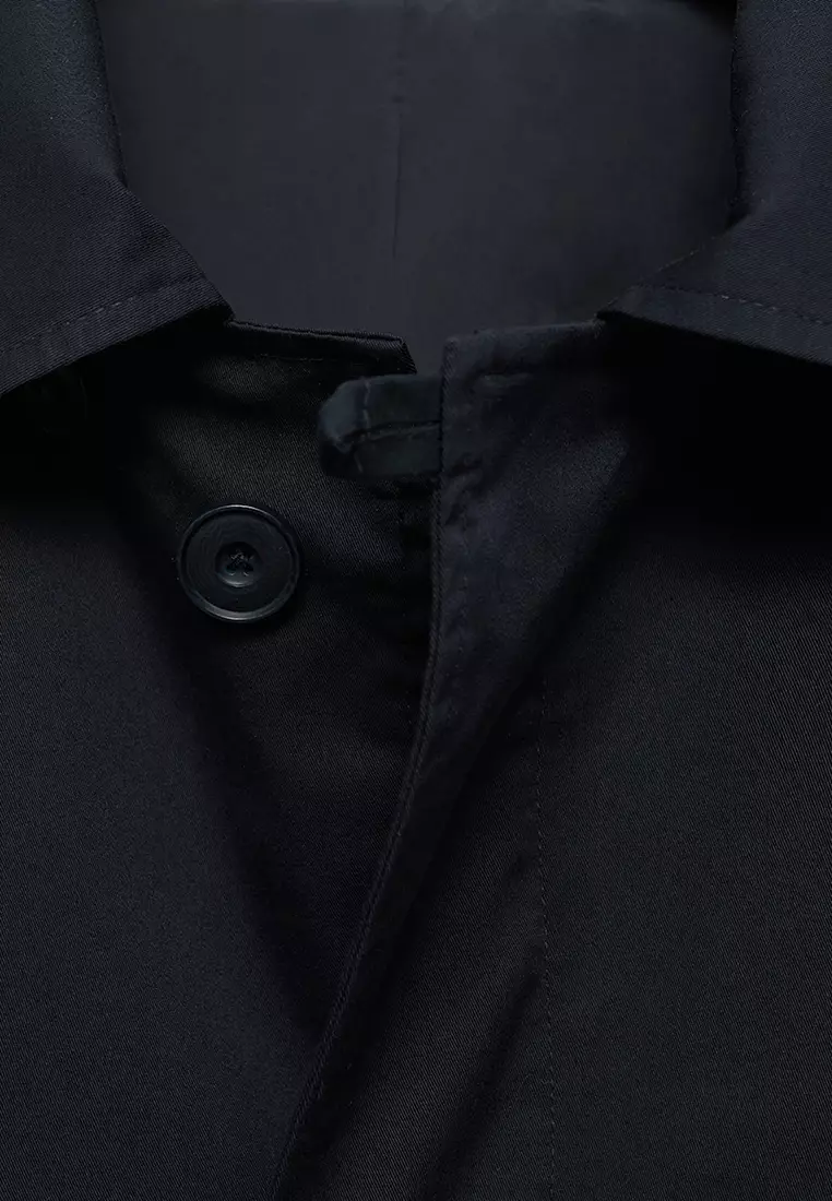 Classic Water-Repellent Trench Coat