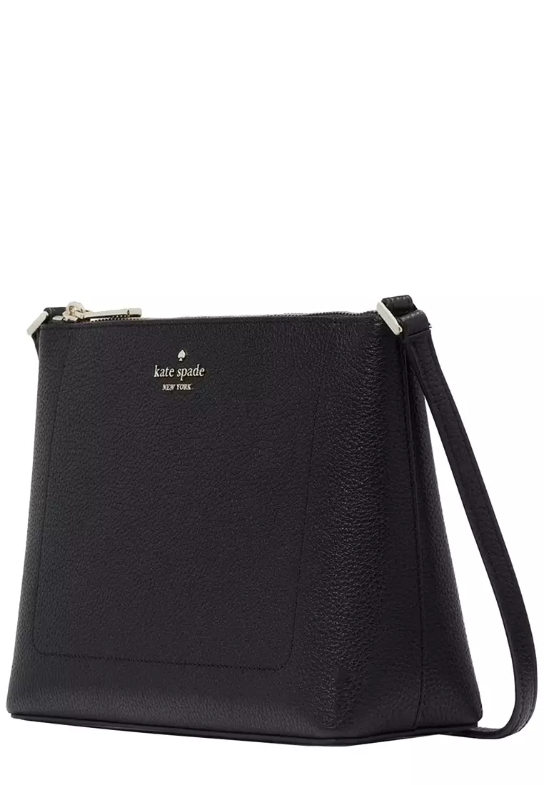 Leila Medium Crossbody Bag in Black KG464