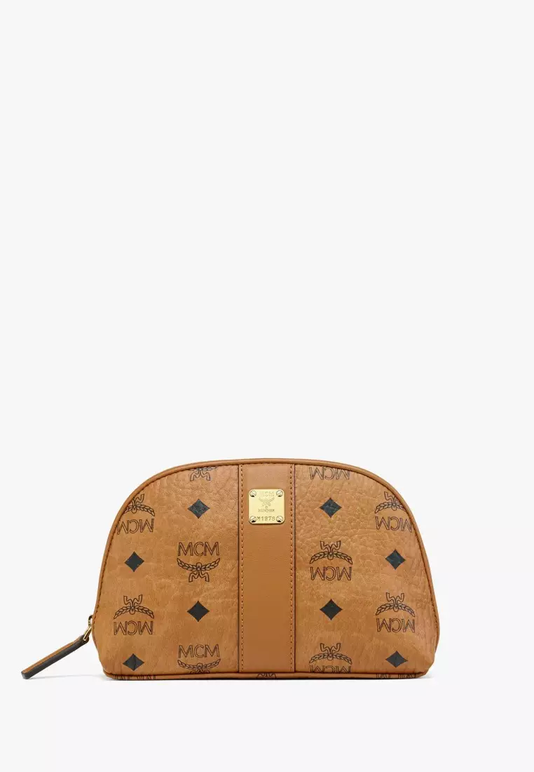Buy MCM Aren Cosmetic Pouch in Visetos 2025 Online ZALORA