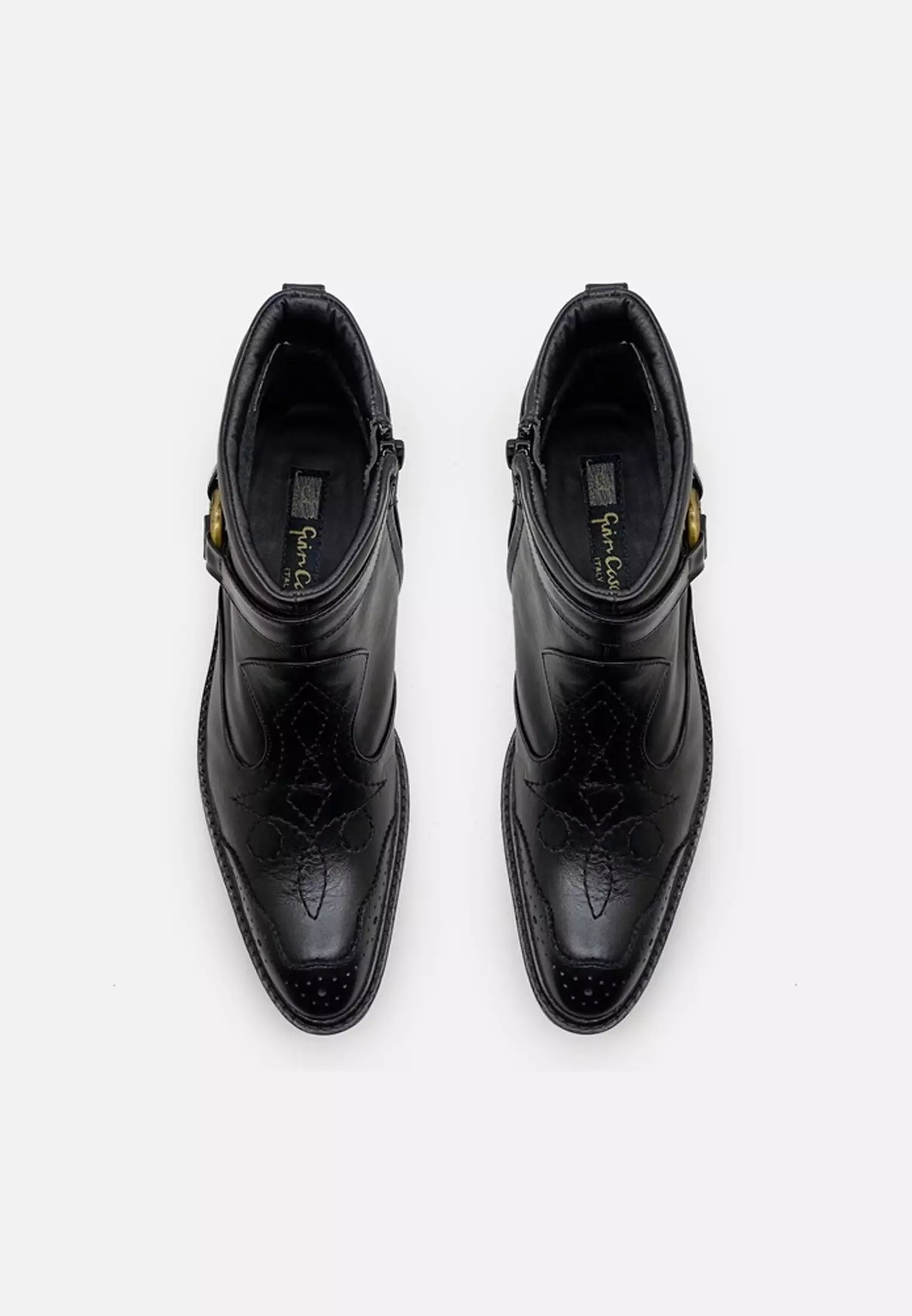 Jaiden Men Ankle Boots Biker Cowboy