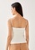 Love, Bonito white Mara Fitted Knit Camisole 63E85AA5AF685DGS_4