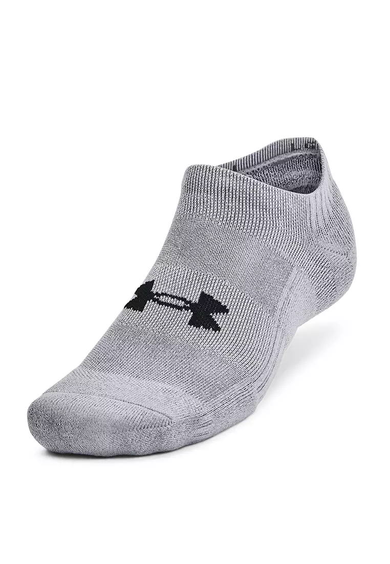 Training Cotton Unisex 3-Pack No Show Socks