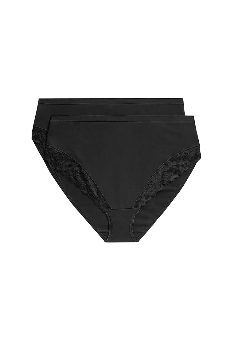 MARKS & SPENCER M&S 2pk Firm Control High Leg Knickers - T32/6736B