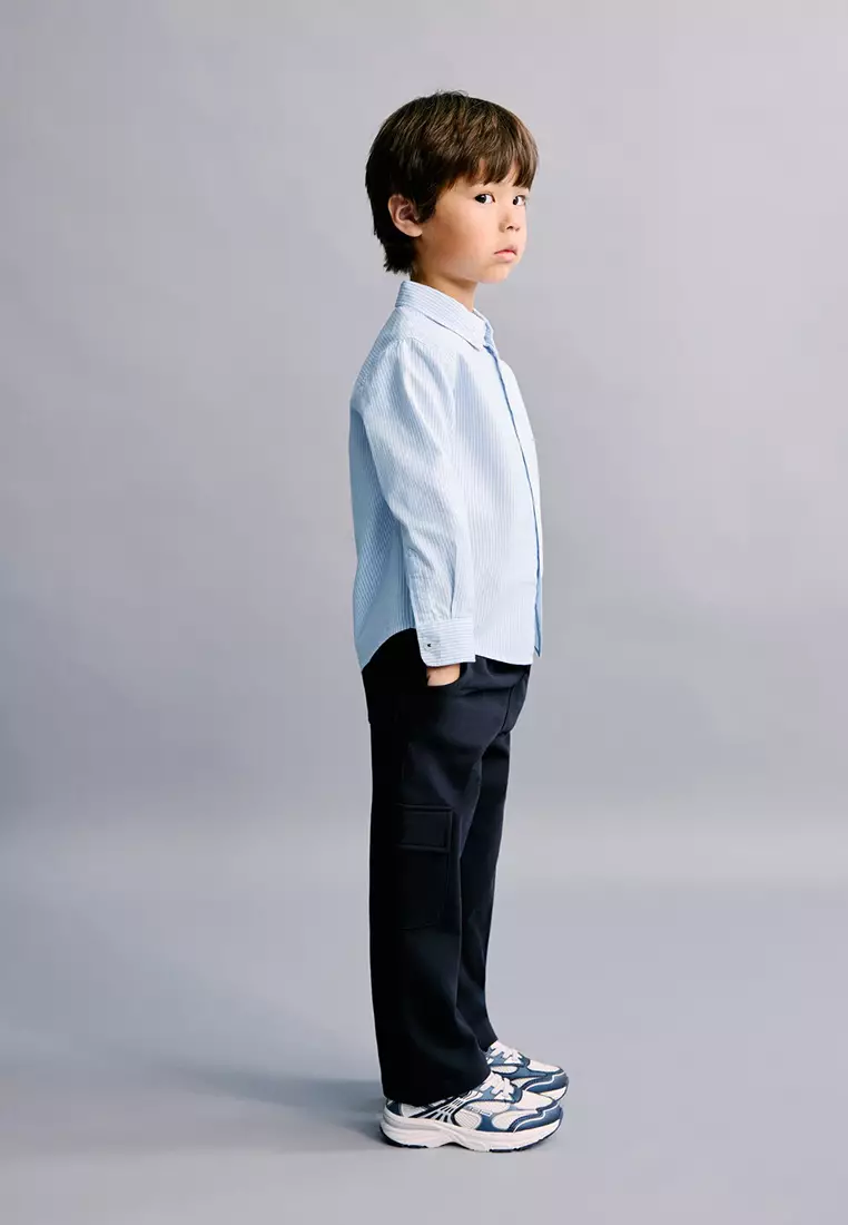 Cotton Cargo Jogger Pants