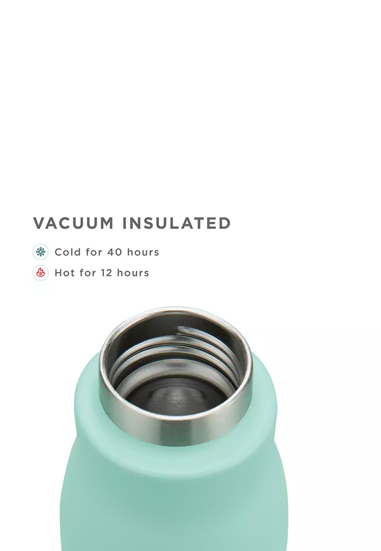 Zoku Aqua 18oz Stainless Bottle - Botol Minum Termos,  Botol Minum Tahan Panas Dingin