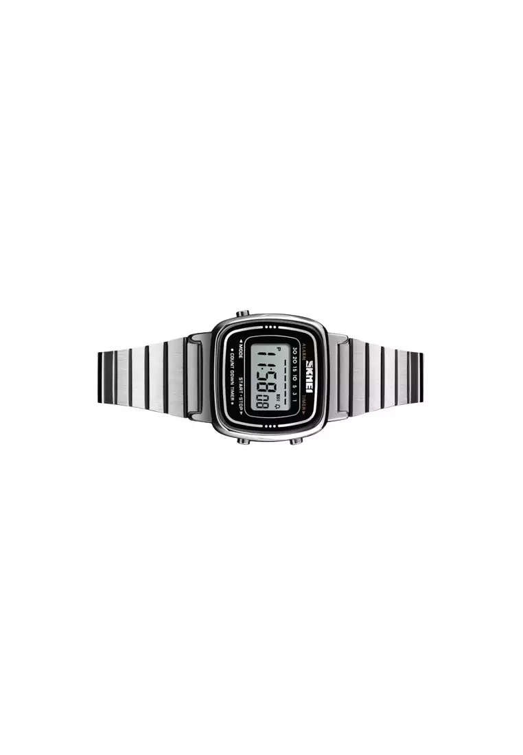 Jam Tangan Digital Wanita - Silver