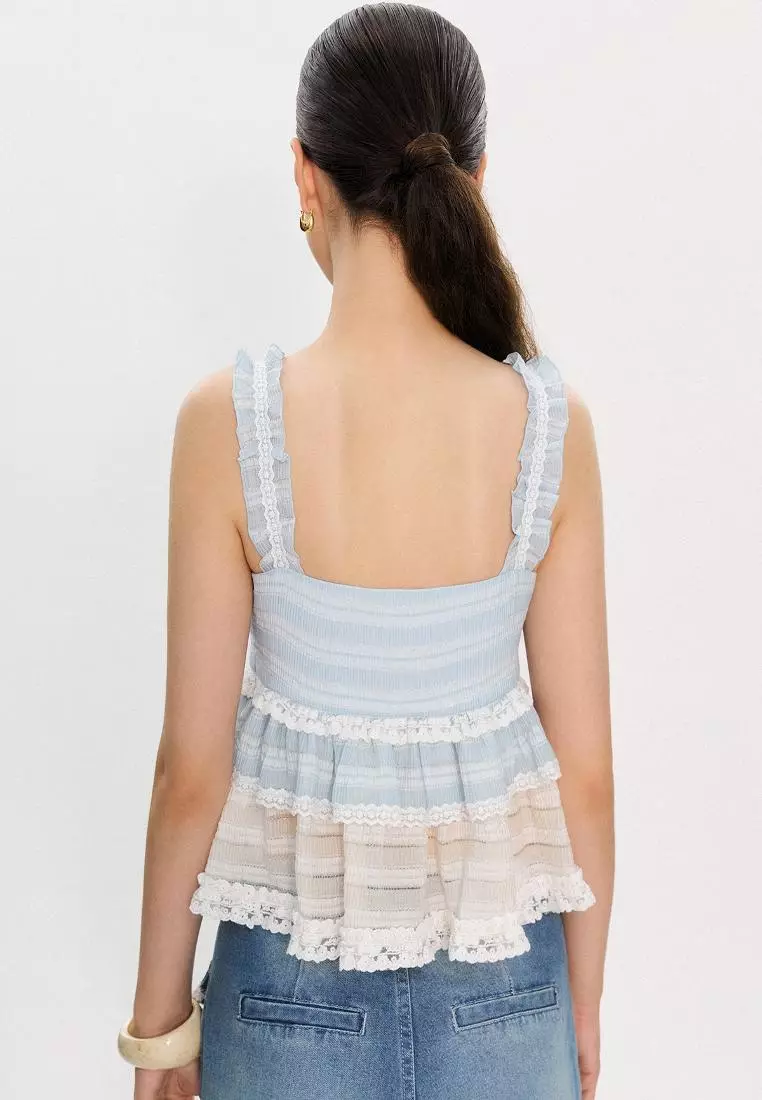 Ruffled Tiered Top
