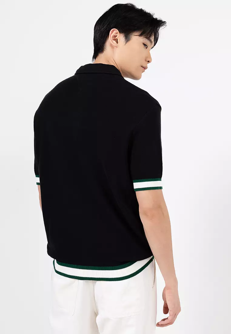 平織經典剪裁POLO恤 - TH主線