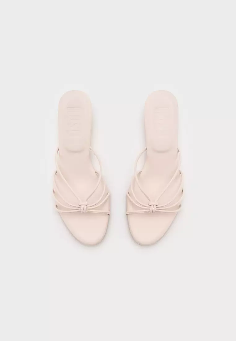 KNOTTED CLOUDFOAM LOW WEDGE HEEL 細帶編織云朵泡沫楔型拖鞋