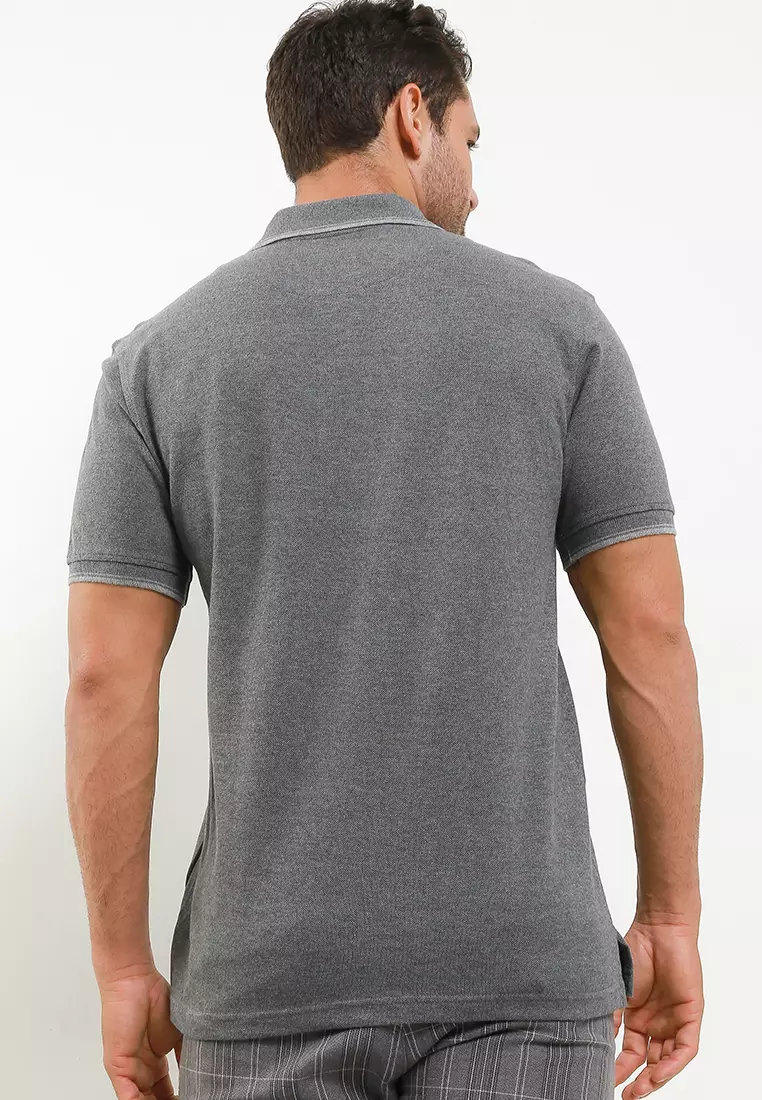 Crocodile COLE Lead - Kaos Kerah Pria Men Polo Relax fit - Katun