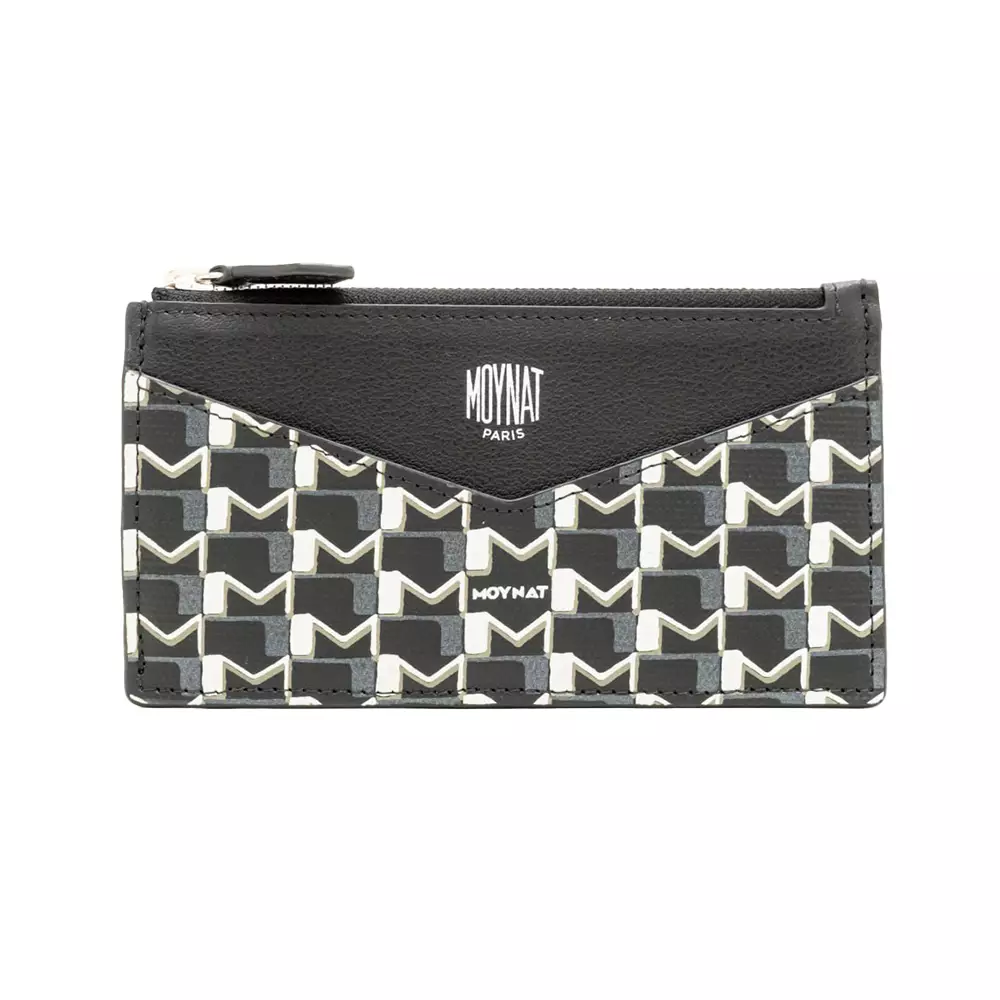 [6.6UNCANG HARGA] Card Holder Zipper Toile Black White