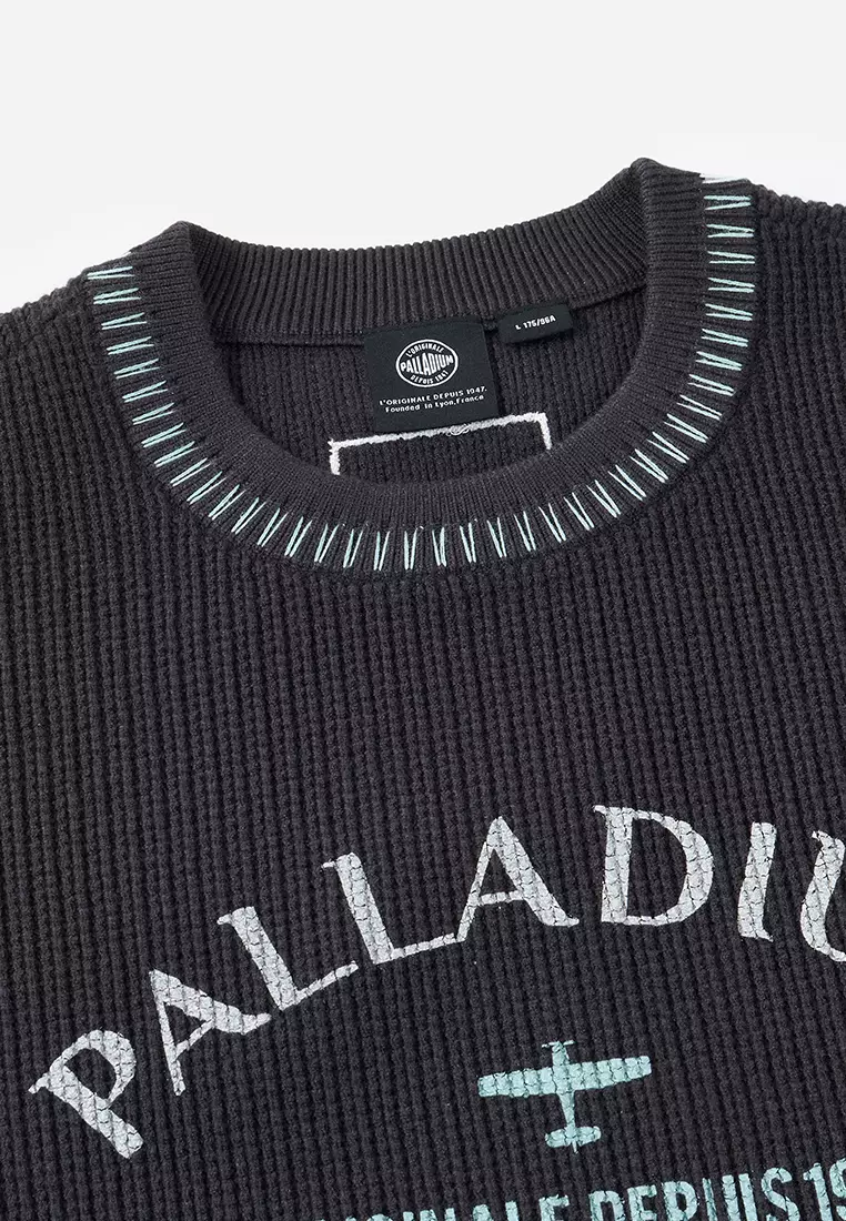 男裝 PALLADIUM LOGO 明線冷衫 針織衣