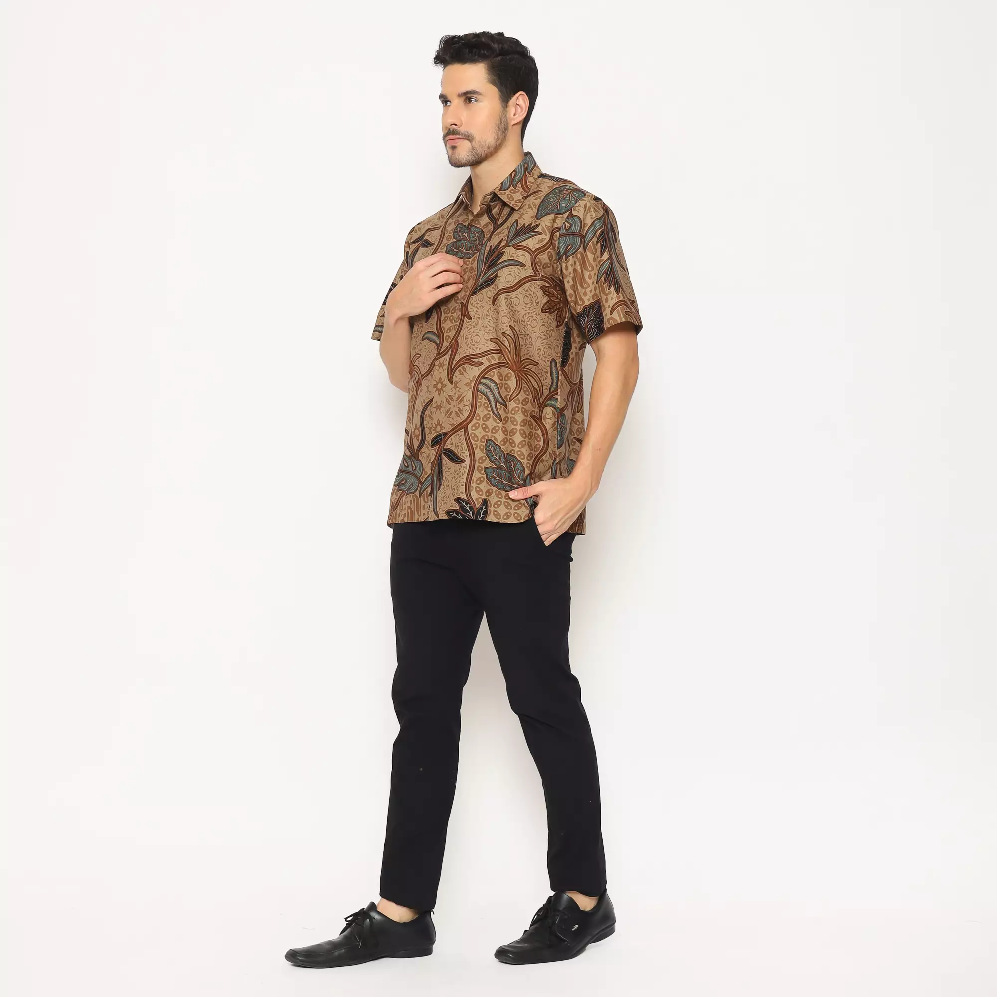 Kemeja Batik Pria - Bhatara Batik Falco - Atasan Kemeja Batik Lengan Pendek