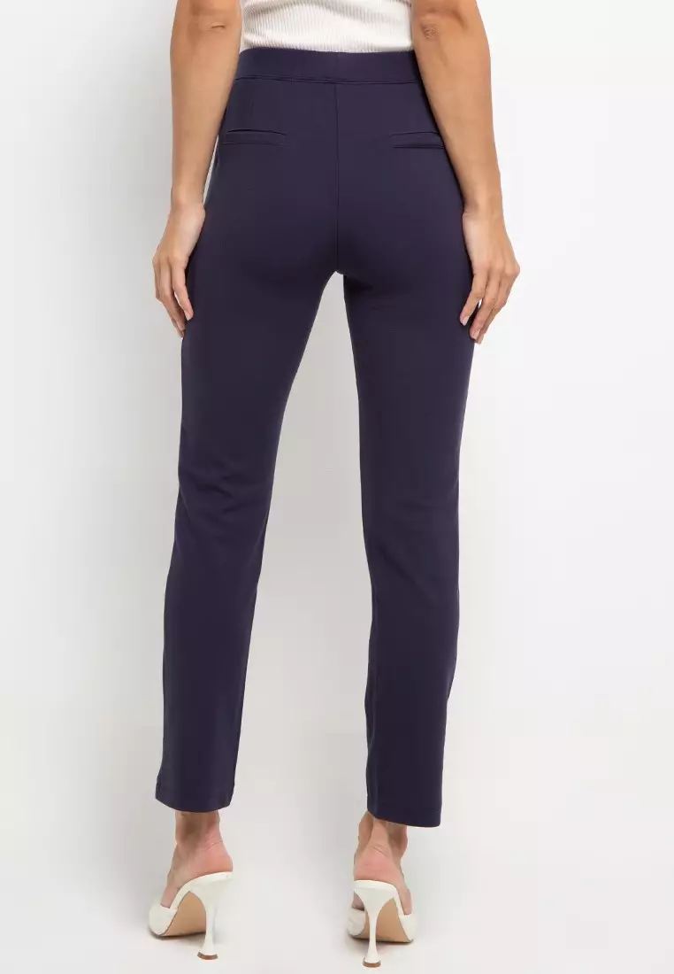 Skinny Long Pants Navy By Brilliant Girl