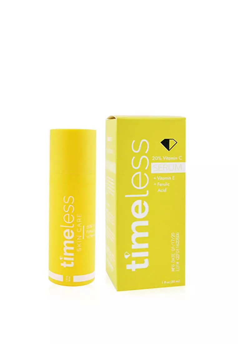 Timeless Skin Care TIMELESS SKIN CARE - 20% Vitamin C Serum + Vitamin E + Ferulic 30ml/1oz. 2023 | Buy Timeless Skin Care Online | ZALORA Hong Kong