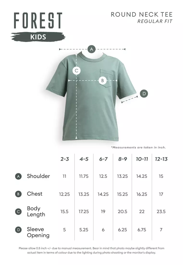 Forest Kids Unisex Premium Soft-Touch Cotton Regular Fit Round Neck T-Shirt - FK82001-53DkPink