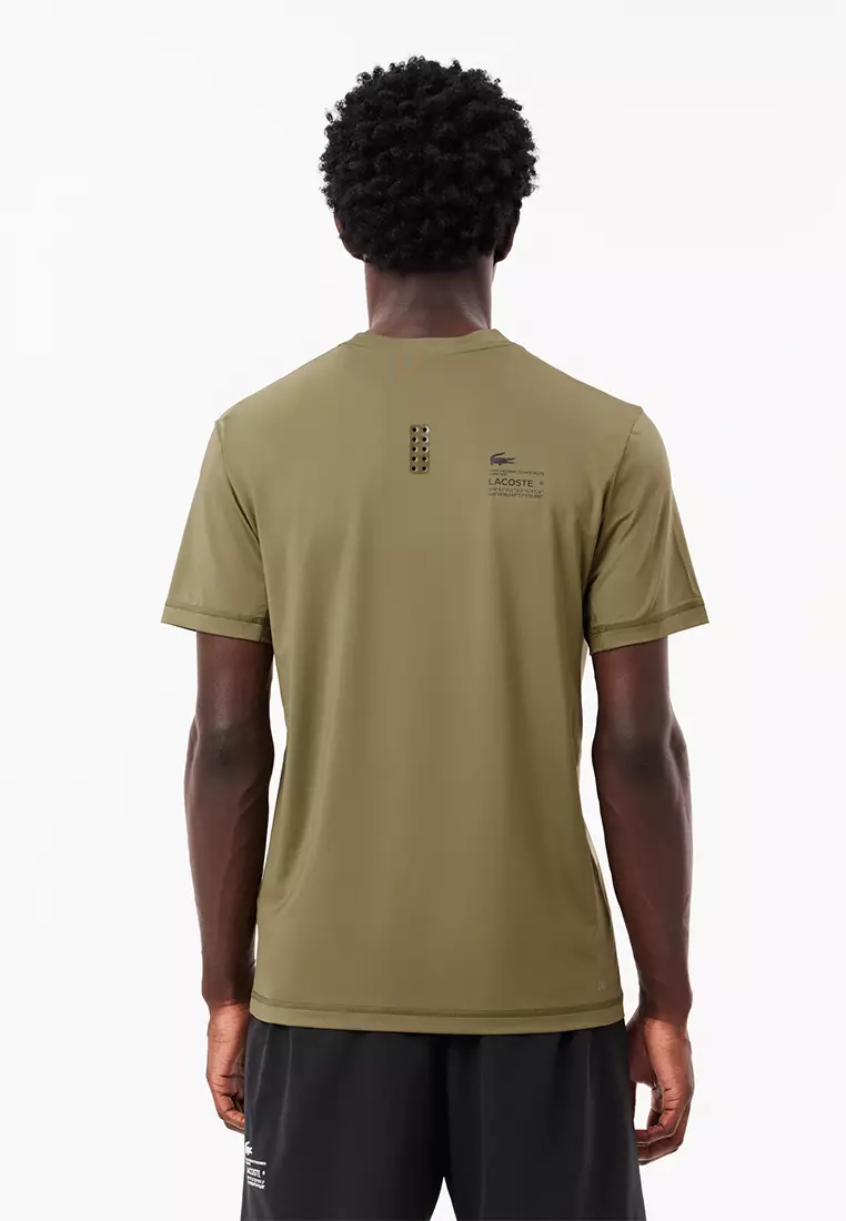 Men’s LacSport Slim Fit Stretch Jersey T-shirt