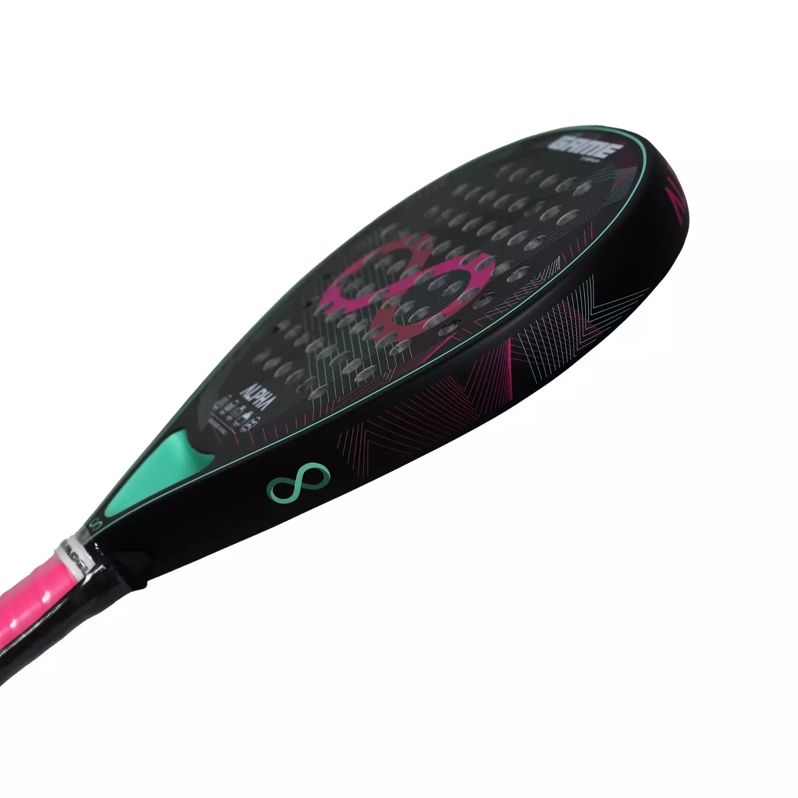 Jual PROCHAMP Raket Padel ALPHA Game 350-380g Pink Green Original 2025 ...