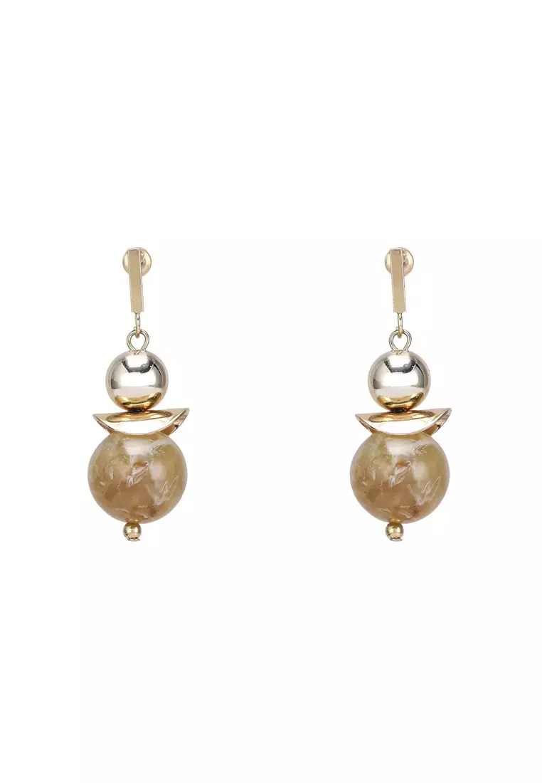 Red sales post earrings