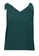 ZALORA BASICS green 100% Recycled Polyester V Neck Cami Top AE173AADB63BF2GS_5