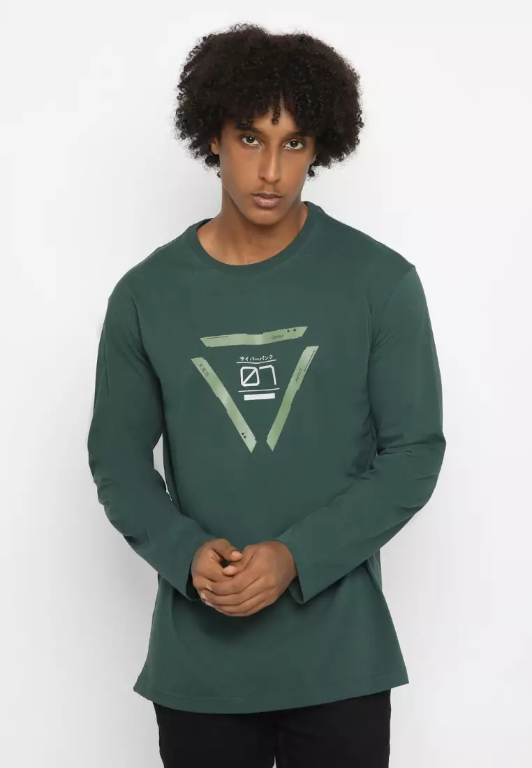 Buy 1 Get 1 T-Shirt Cotton Combed Lengan Panjang