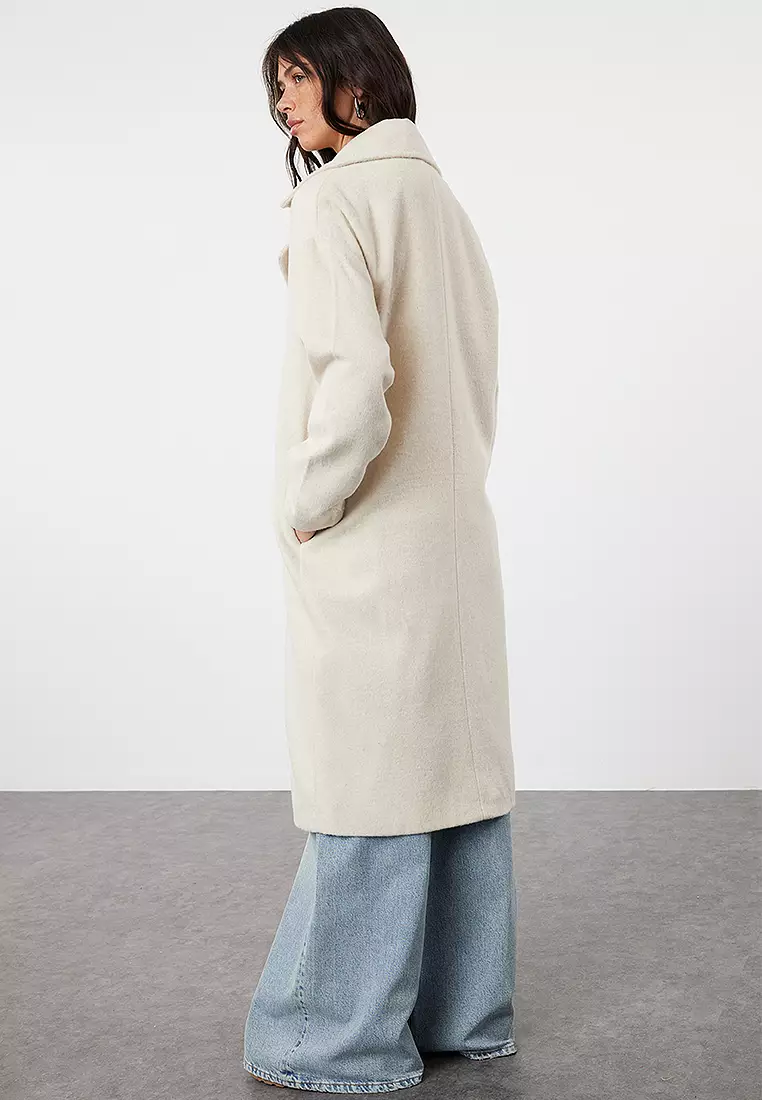 Button Closure Cachet Overcoat