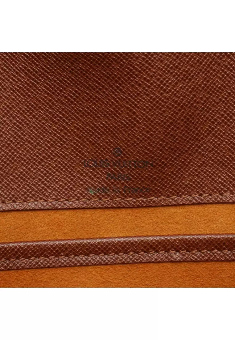 Pre-Loved Louis Vuitton musette tango short strap monogram Shoulder bag PVC leather Brown