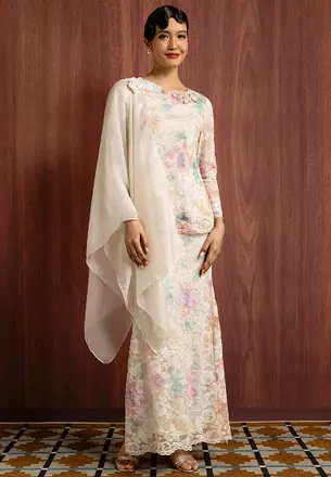zalia embroidered dress Embroidered Lace Dress | Chic Style main image 1