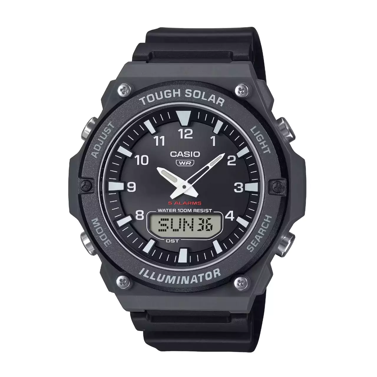 Casio Jam Tangan Pria - Black - Resin Strap - AQ-S820W-1AVDF