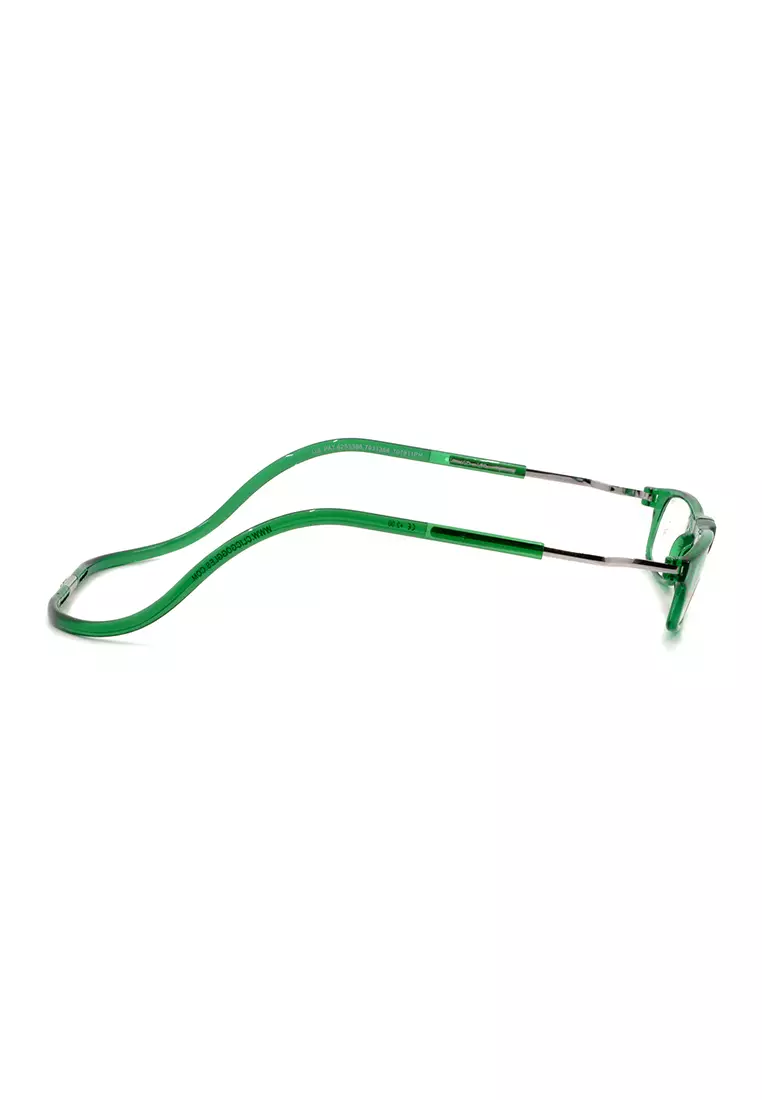 XXL Magnetic (Green) +1.25 Reading Glasses for 42-43 Years Old