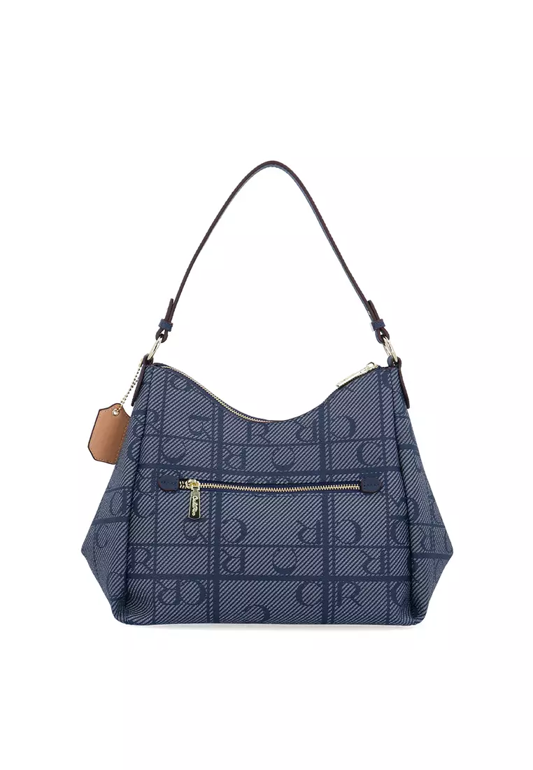 Buy Carlo Rino Carlo GEO Shoulder Bag II - Dark Blue 2026 Online | ZALORA