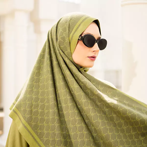 VZ Monogram Long Shawl