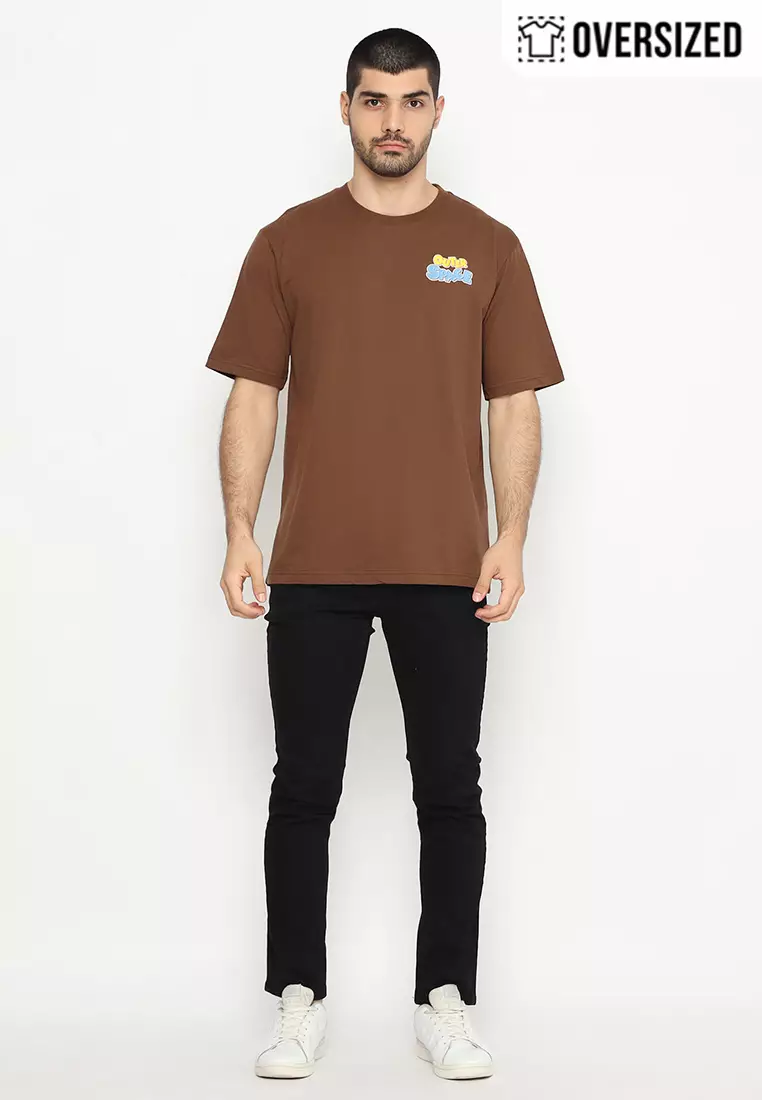 RBJ T-Shirt Cotton Combed Oversized Pria 2079350071