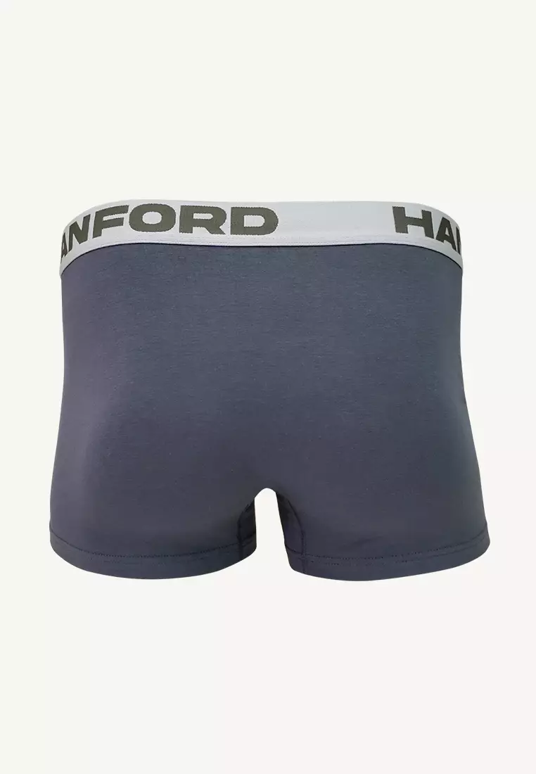 Cotton with Spandex Men's Boxer Briefs Core - Assorted Colors (3in1 Pack)