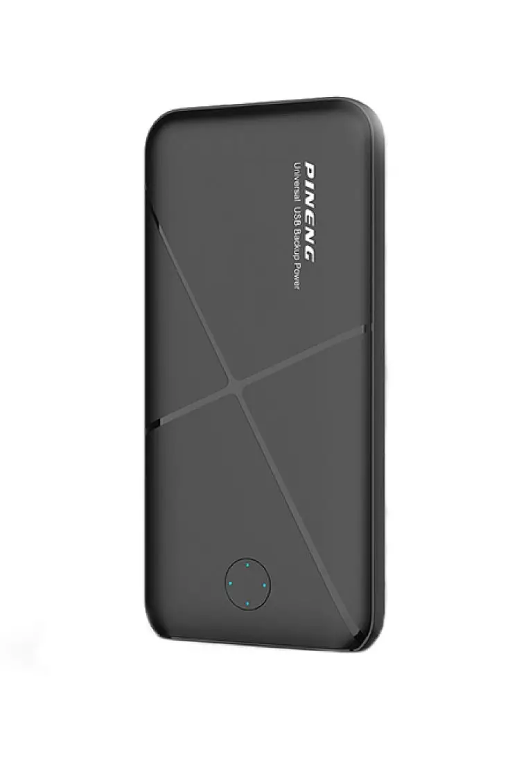 PINENG PN916 Power Bank, 10000mAh, 3 Input, Black Color