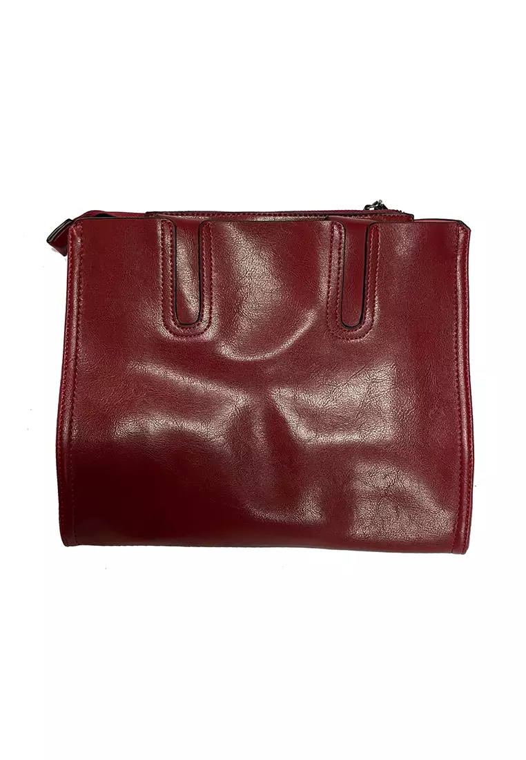 Red best sale purse online