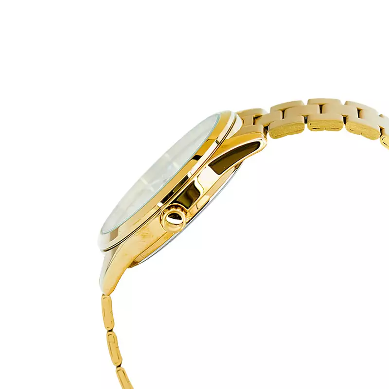 Jam Tangan Pria Casio General MTP-VD02G-1EUDF Dress Men Black Dial Gold Stainless Steel Band