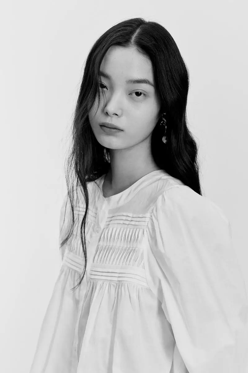 Pleated blouse