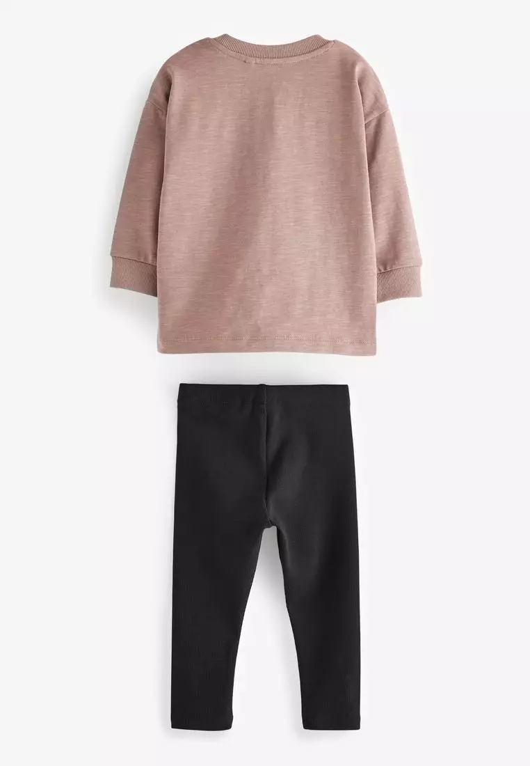 Buy NEXT Long Sleeve T Shirt and Leggings Set 2024 Online ZALORA