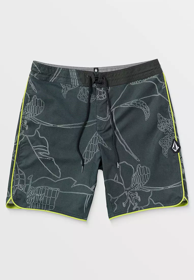MBS MISTER FIB SCLP STONEY 19 BOARDSHORTS STEALTH