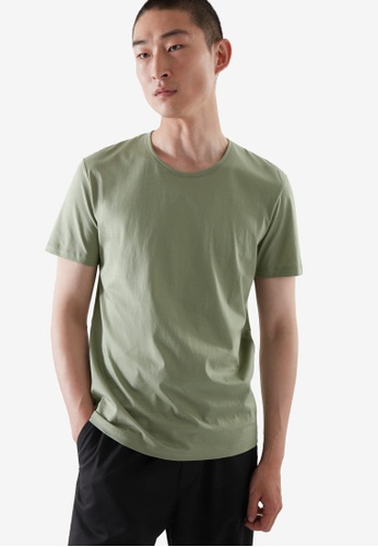COS green Regular-Fit T-Shirt 15C76AAB689DDDGS_1