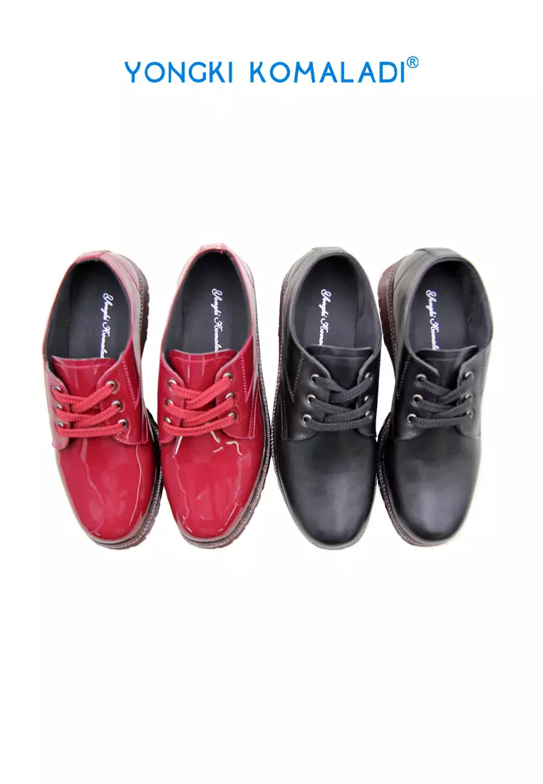 [ ORIGINAL ] YONGKI KOMALADI SEPATU PLATFORM OL-OBR1630-23 MAROON