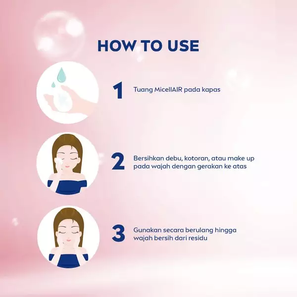 NIVEA Pearl Bright MicellAIR Micellar Water 400ml