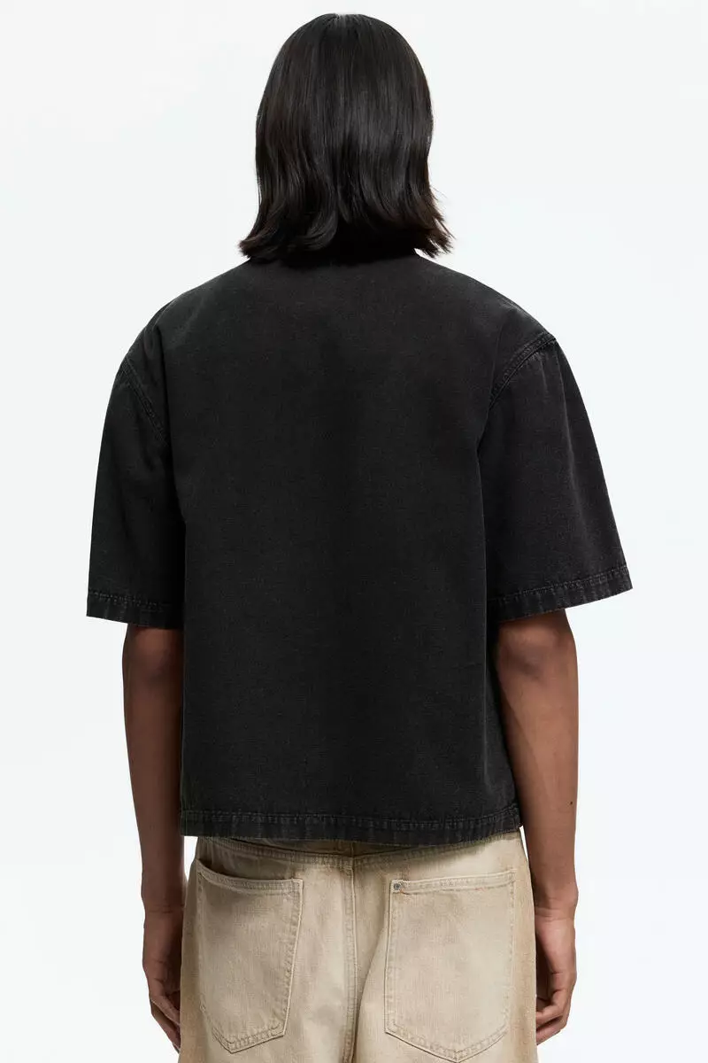 Relaxed Fit Cotton canvas shirt