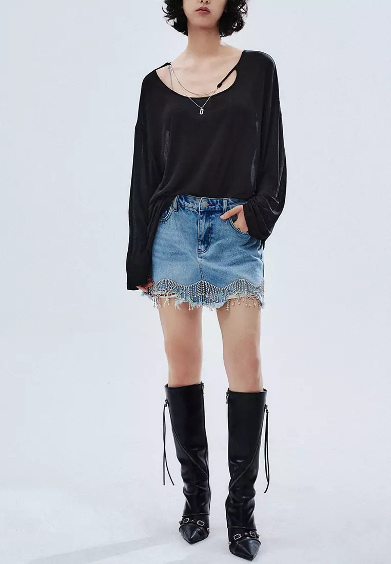 Loose Long-sleeved T-shirt