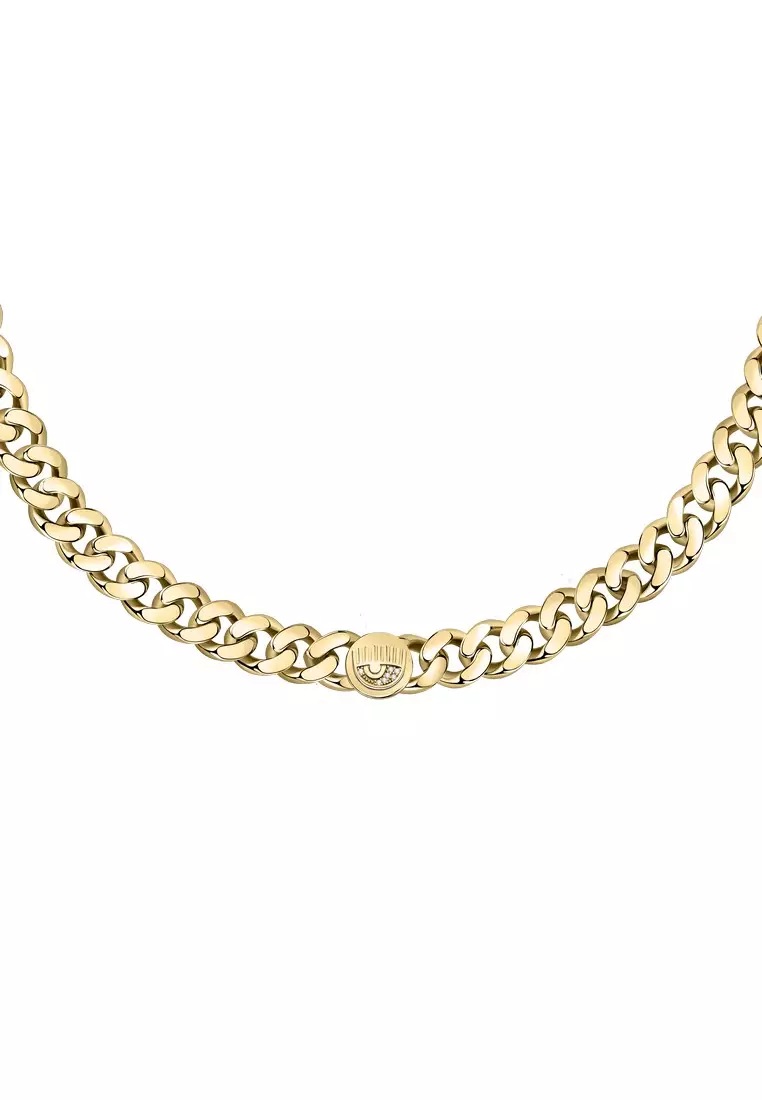 Chiara Ferragni Chain 38 + 4 mm Women's Silver Necklace J19AUW45