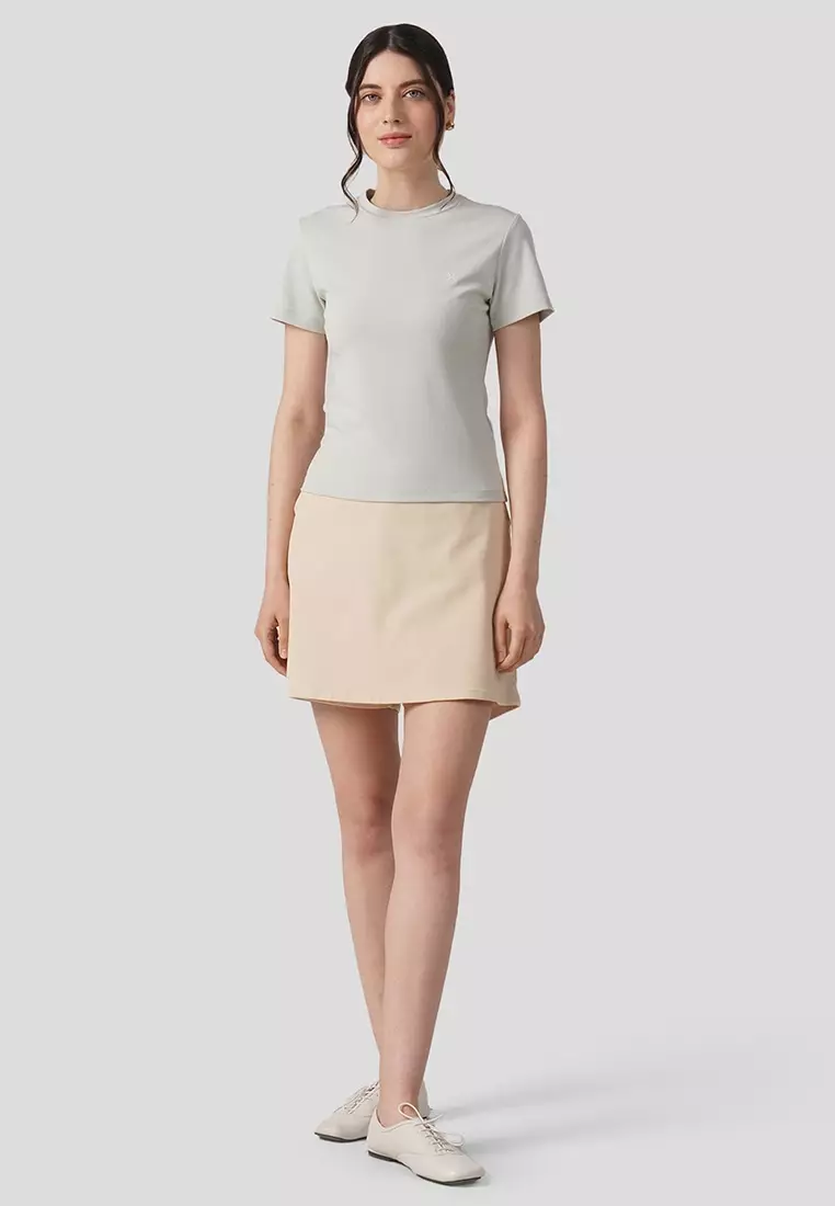 Soft Rib Crew Neck T-Shirt