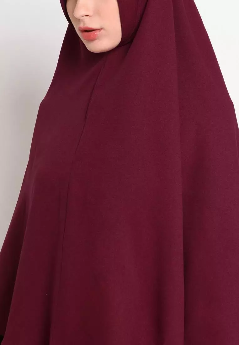 Hilya Khimar Instan Hijab Syari - Maroon